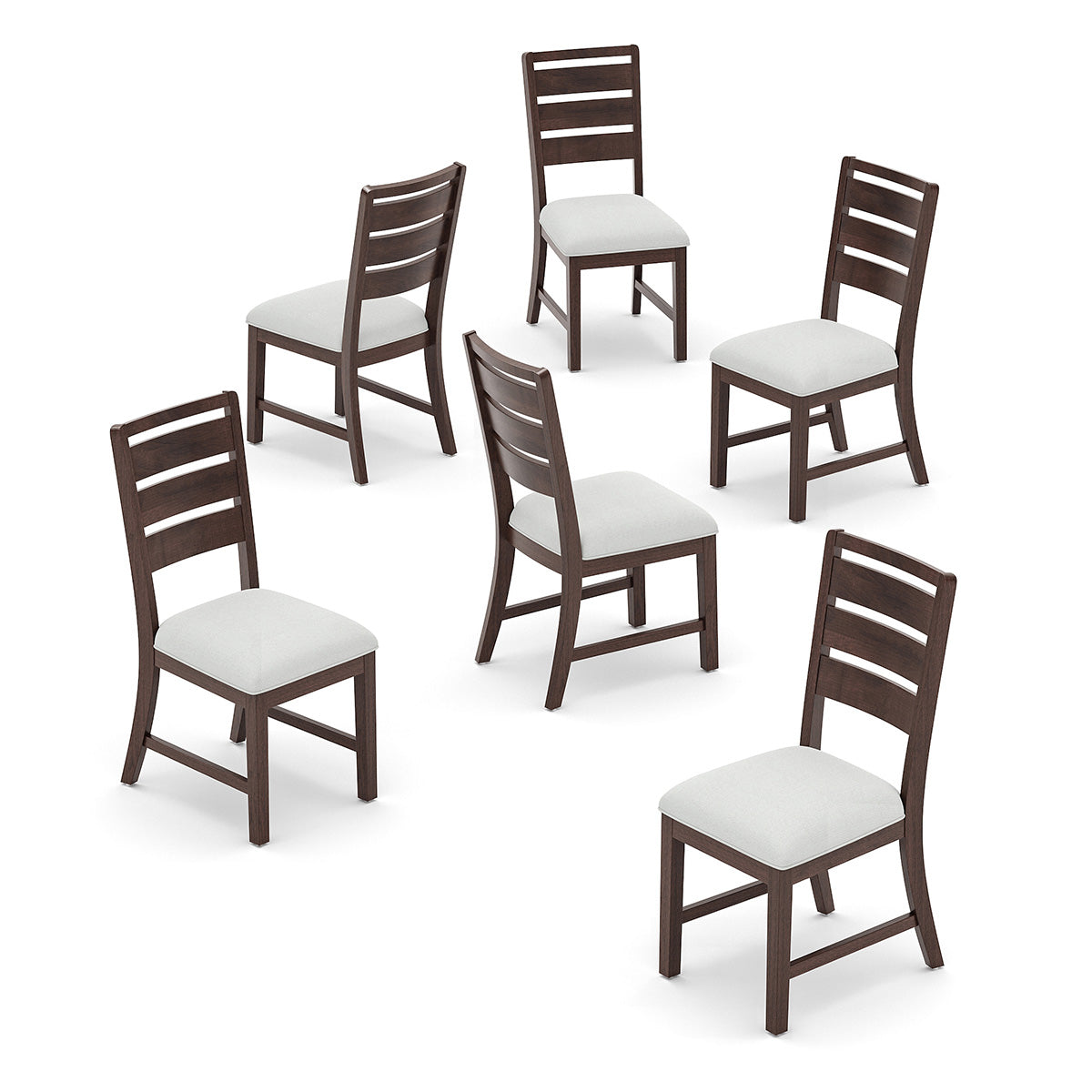 COLAMY SERA Solid Wood Comfort Dining Chair