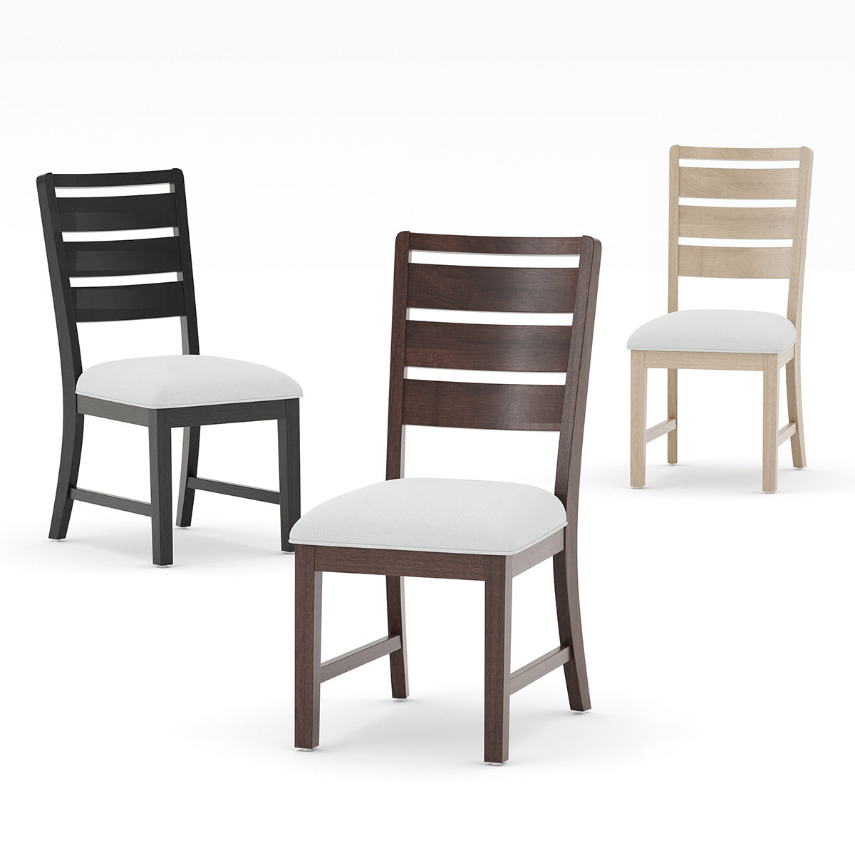 COLAMY SERA Solid Wood Comfort Dining Chair