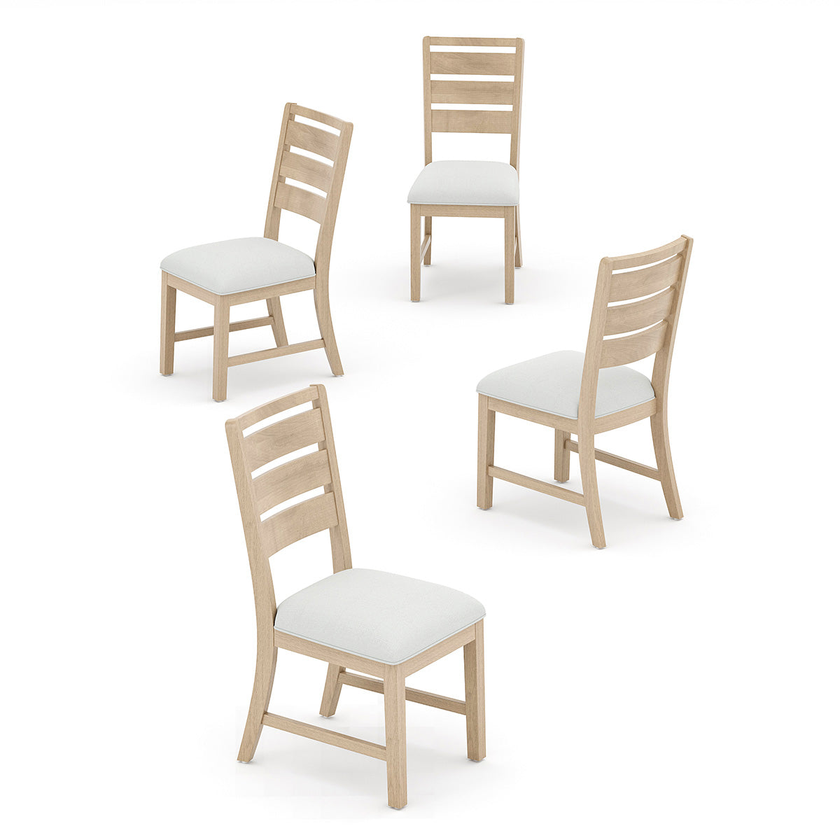 COLAMY SERA Solid Wood Comfort Dining Chair