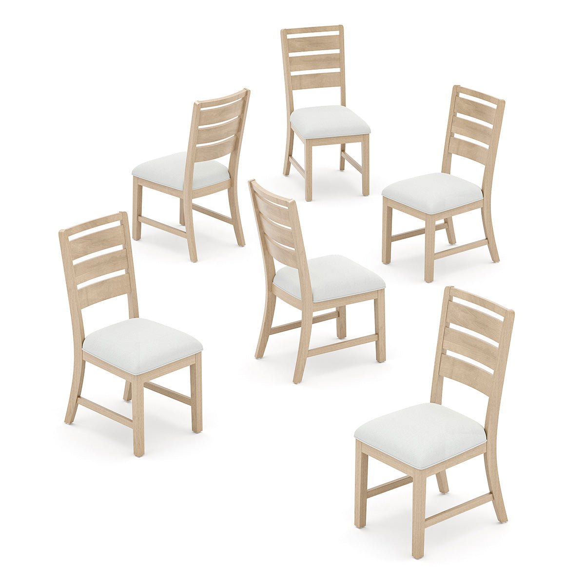 COLAMY SERA Solid Wood Comfort Dining Chair