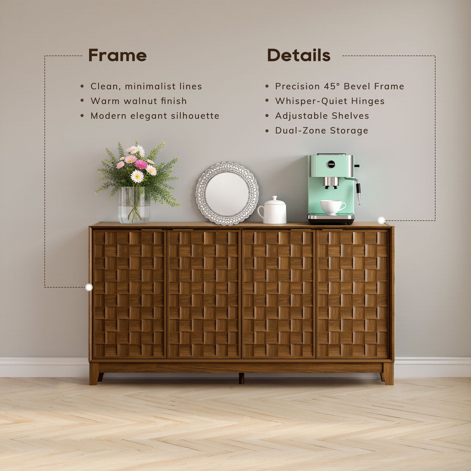 COLAMY Sideboard Cabinet with Storage