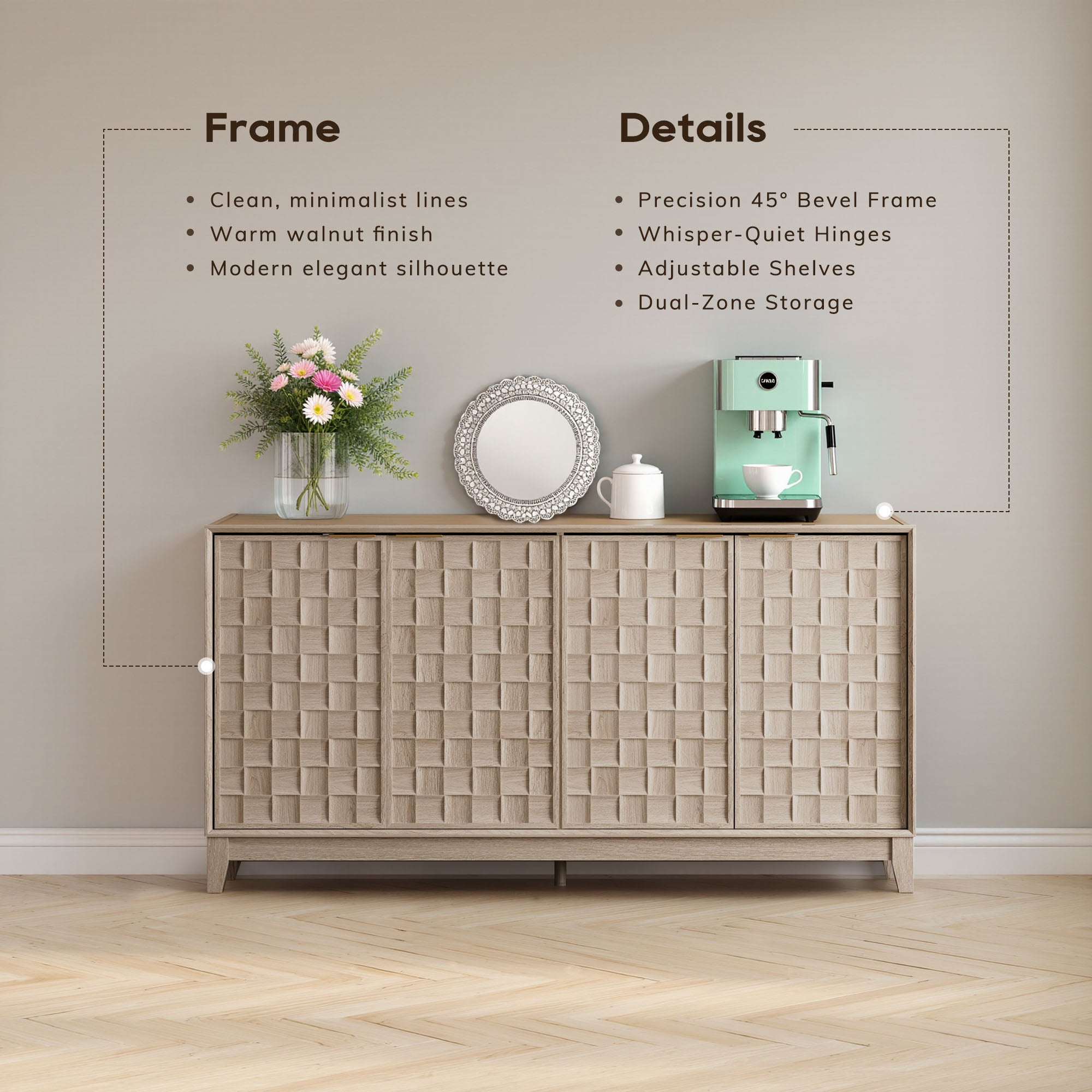 COLAMY Sideboard Cabinet with Storage