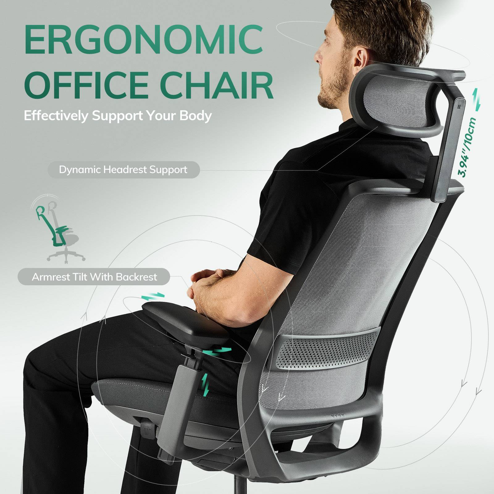 COLAMY VELIA Ergonomic Tech Office Chair