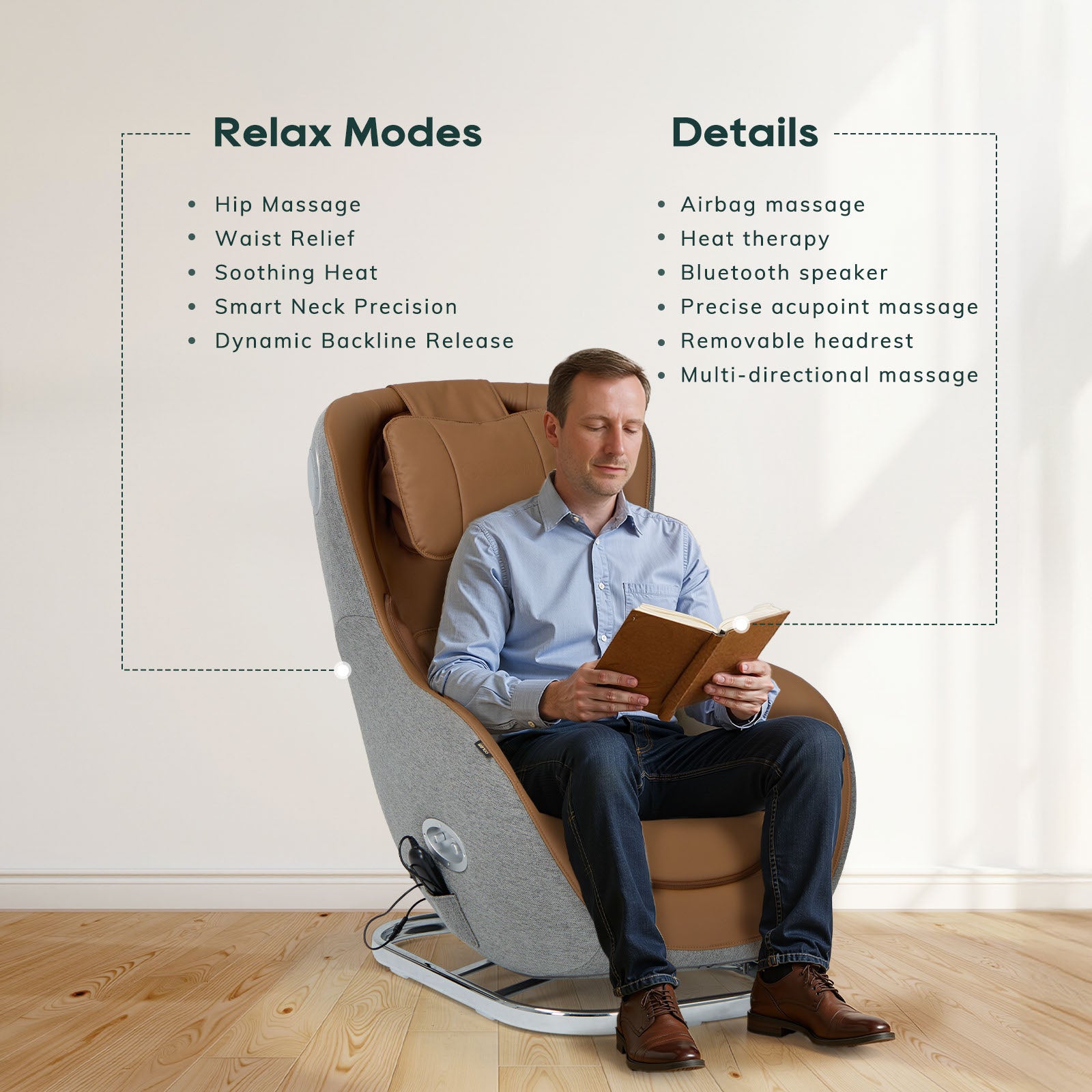 COLAMY MOORI Smart Relaxation Massage Chair