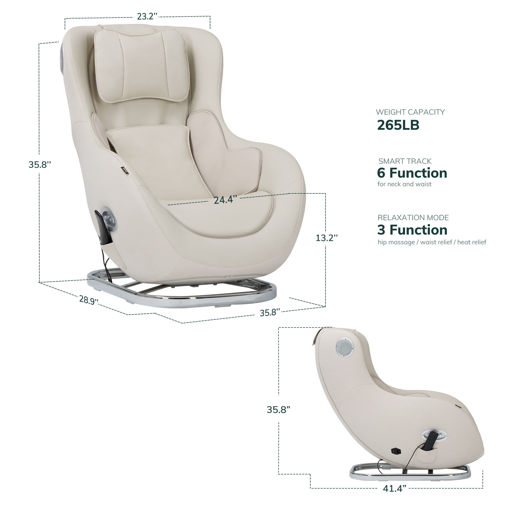 COLAMY MOORI Smart Relaxation Massage Chair