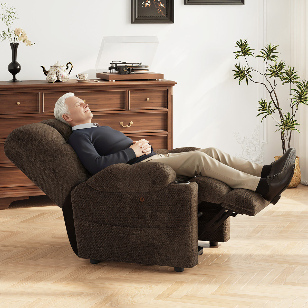 COLAMY SERENE Power Lift Recliner Massage Chair