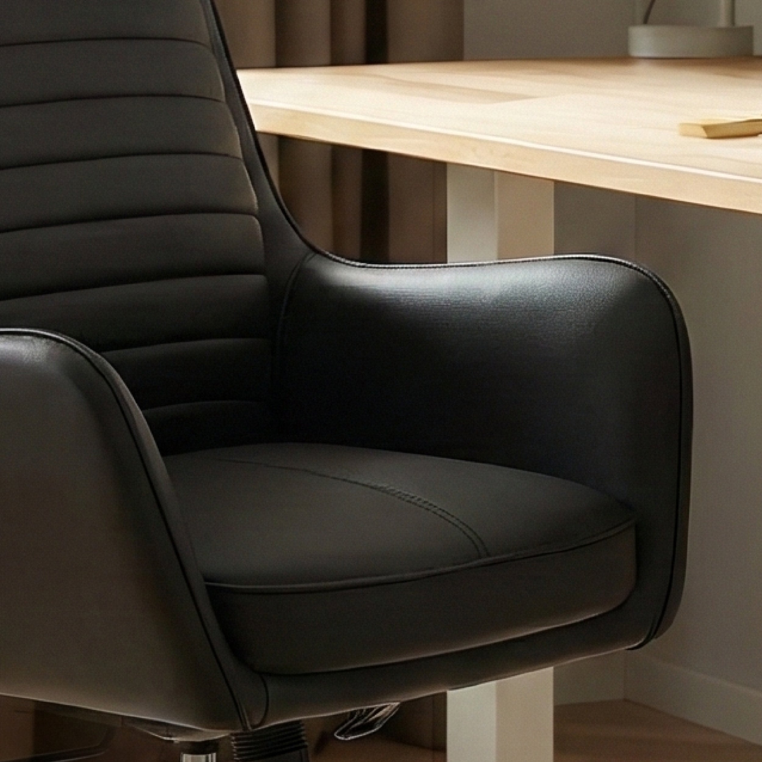Colamy ELLIS Study & Home Office Swivel Chair with Casters
