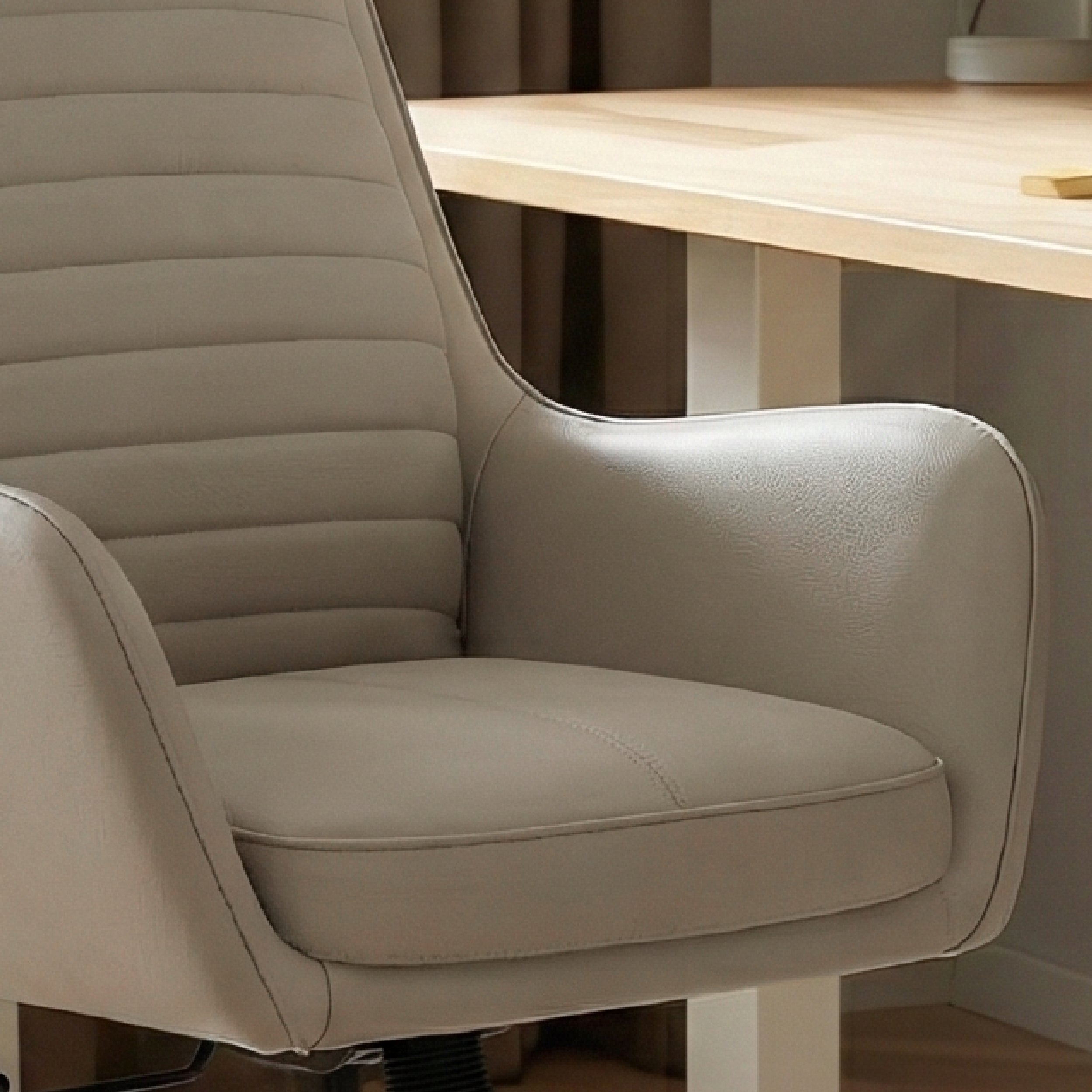 Colamy ELLIS Study & Home Office Swivel Chair with Casters