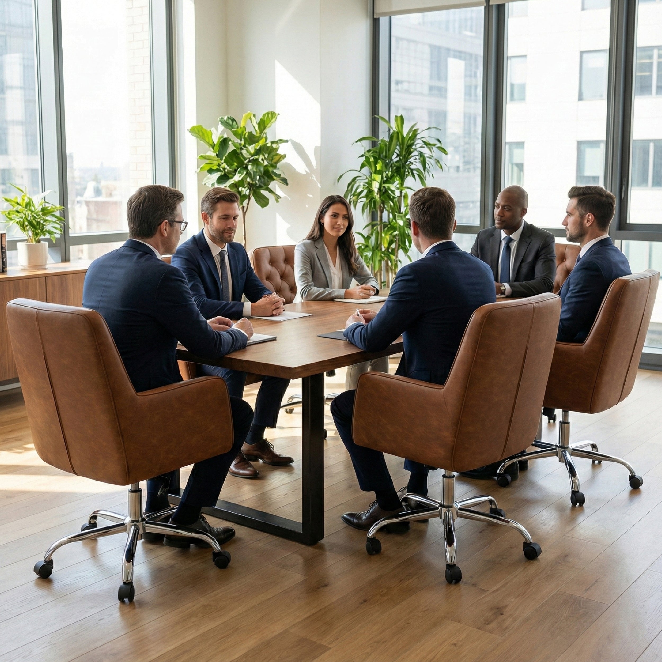 Colamy VERSO Multi-Scenario Swivel Chair with Tufted Back