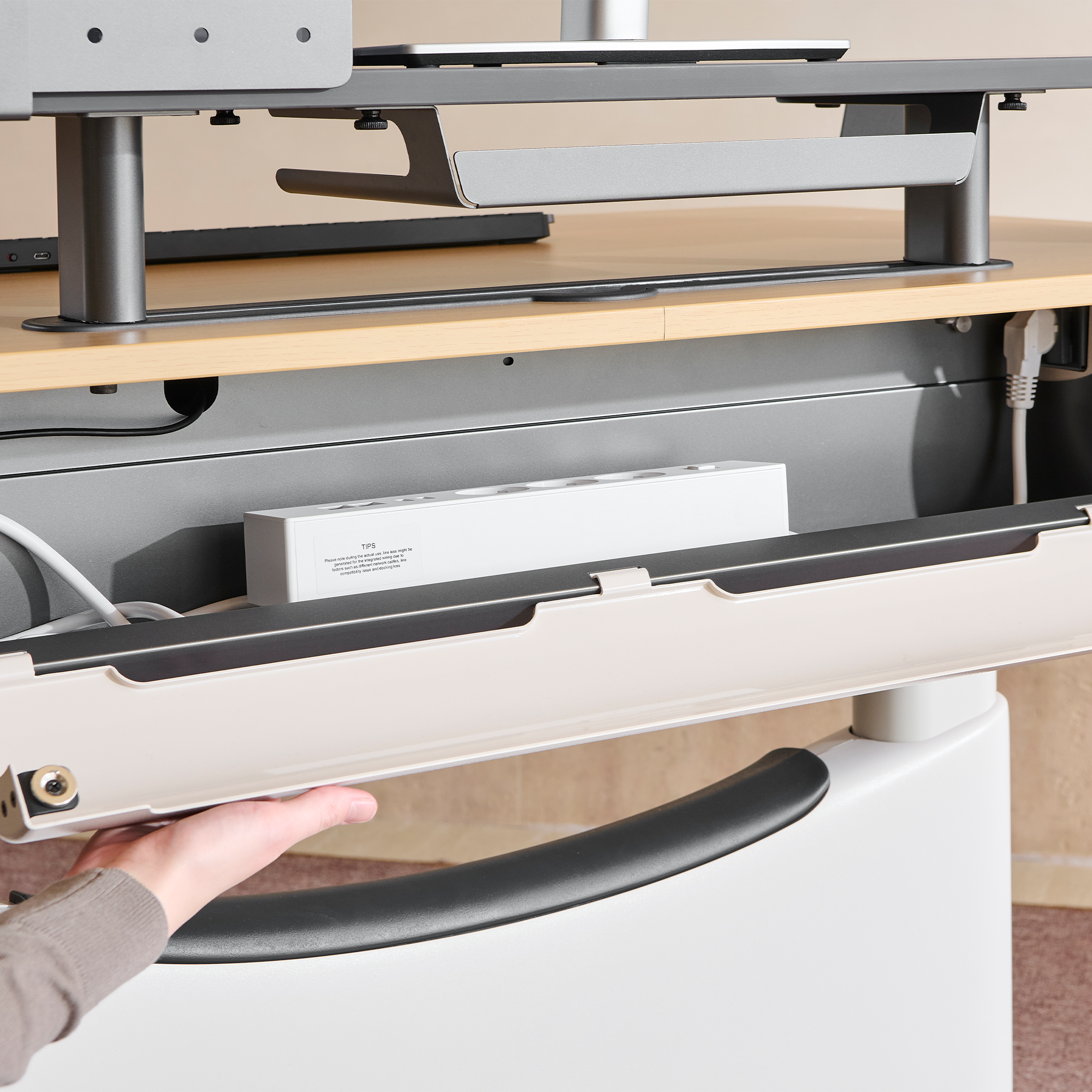 COLAMY LumiDesk All-in-1 Electric Height Adjustable Desk