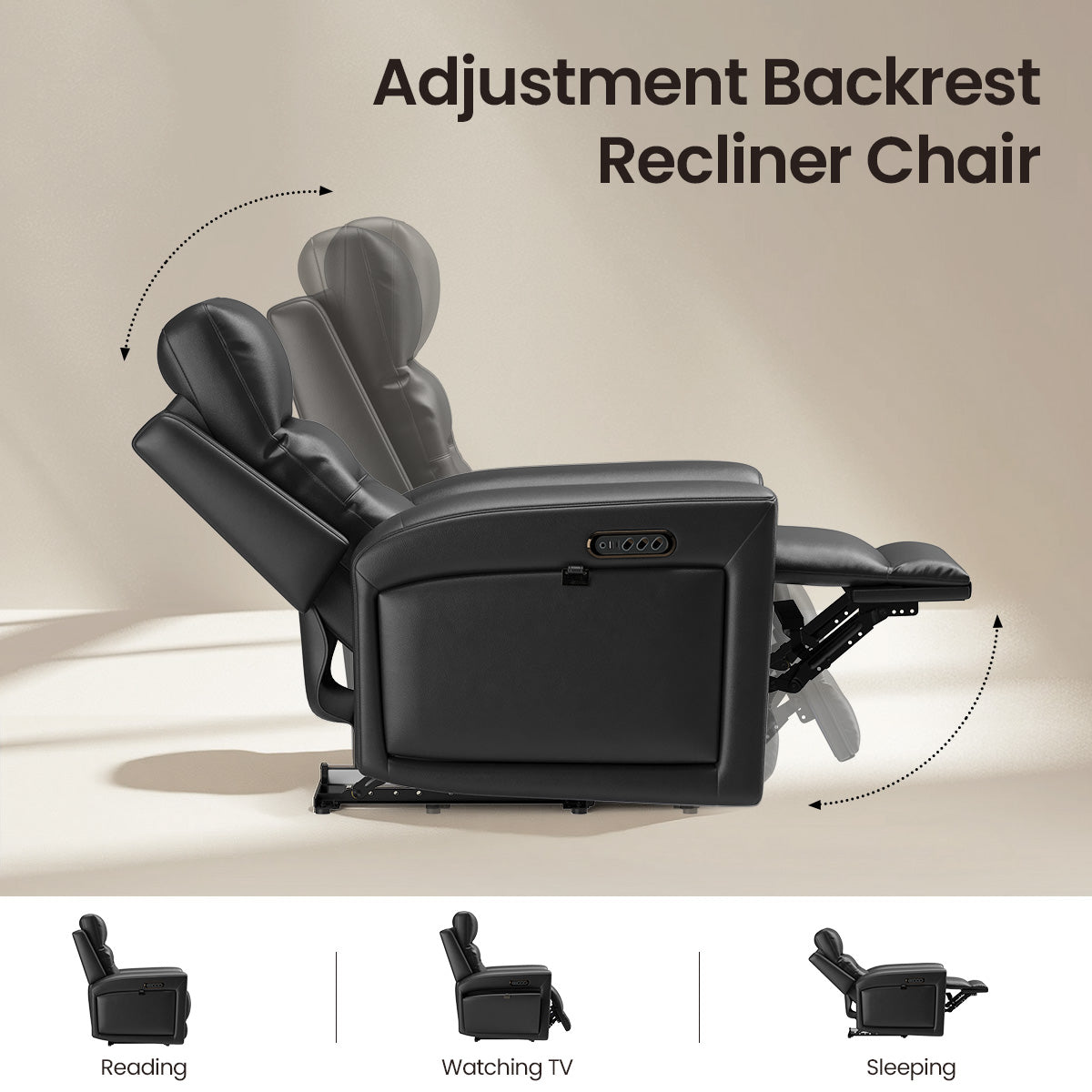 COLAMY AURA Power Recliner with Ambient Lighting