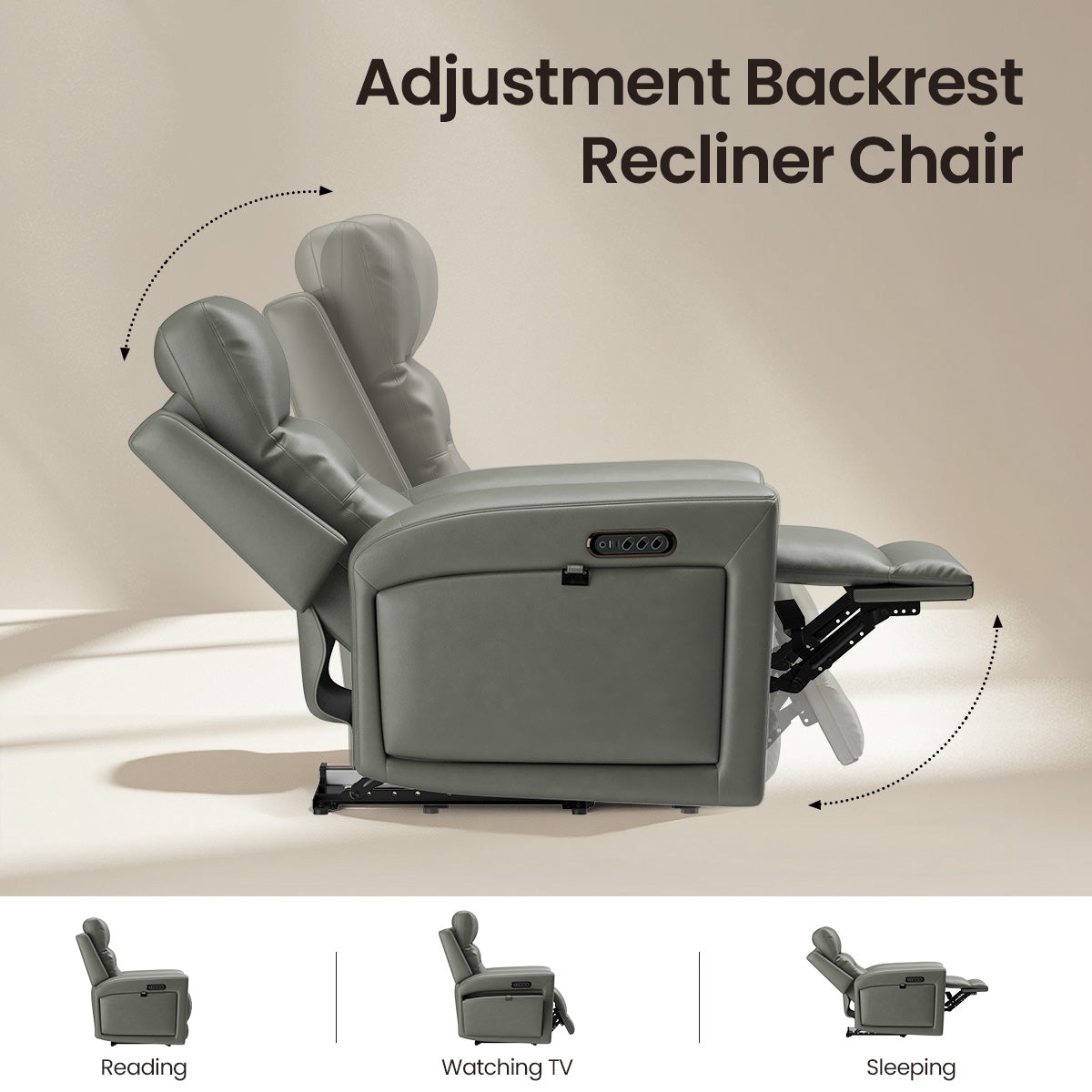 COLAMY AURA Power Recliner with Ambient Lighting