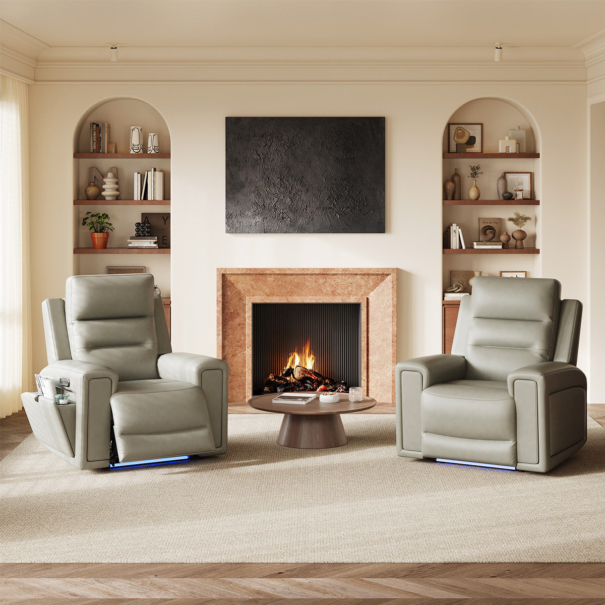 COLAMY AURA Power Recliner with Ambient Lighting