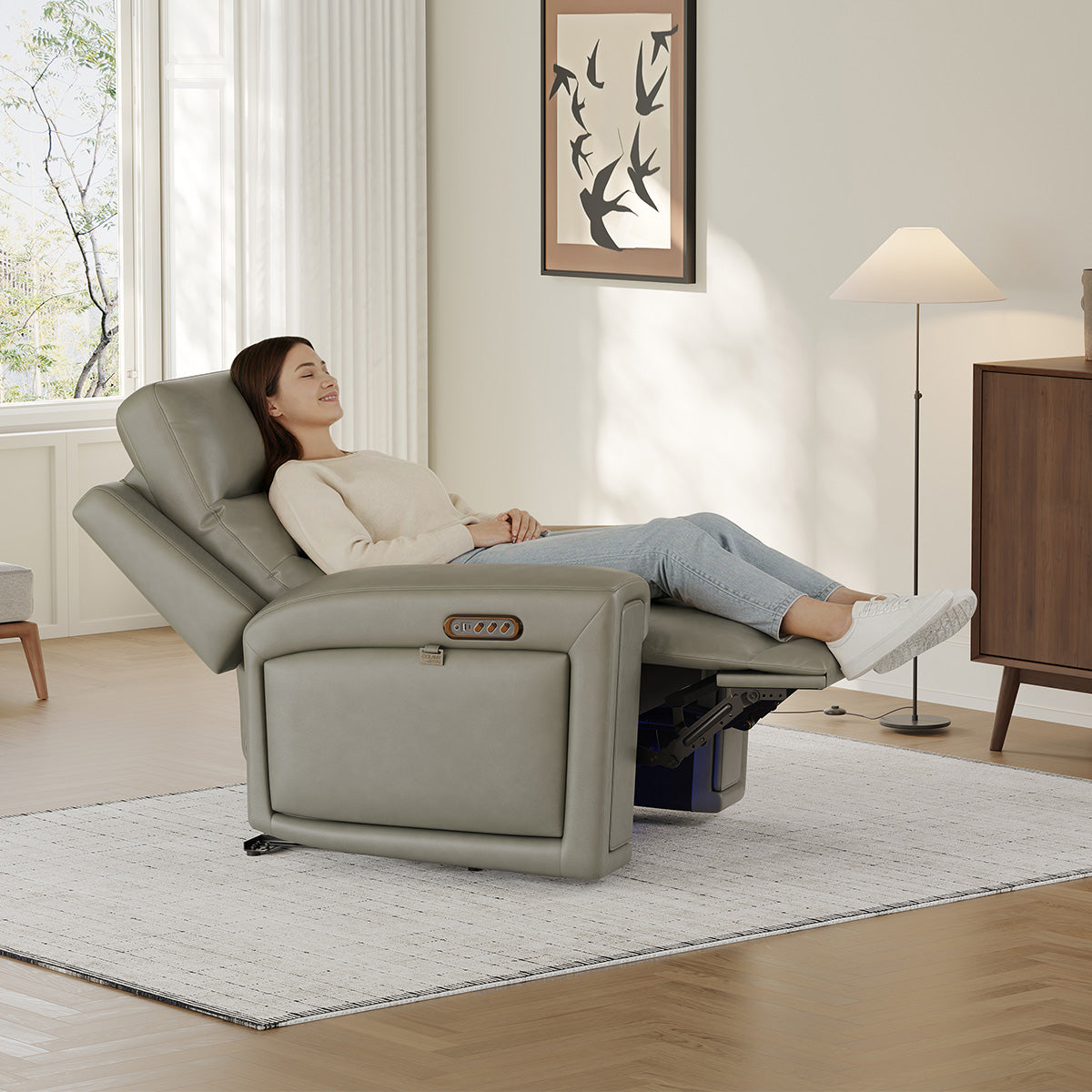 COLAMY AURA Power Recliner with Ambient Lighting