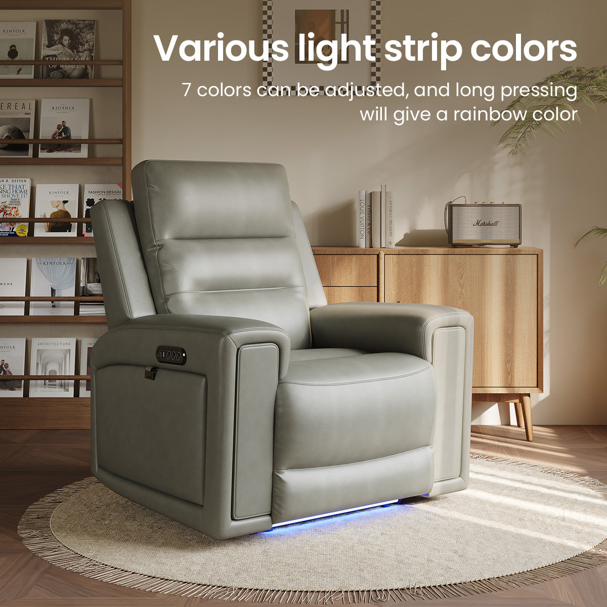 COLAMY AURA Power Recliner with Ambient Lighting