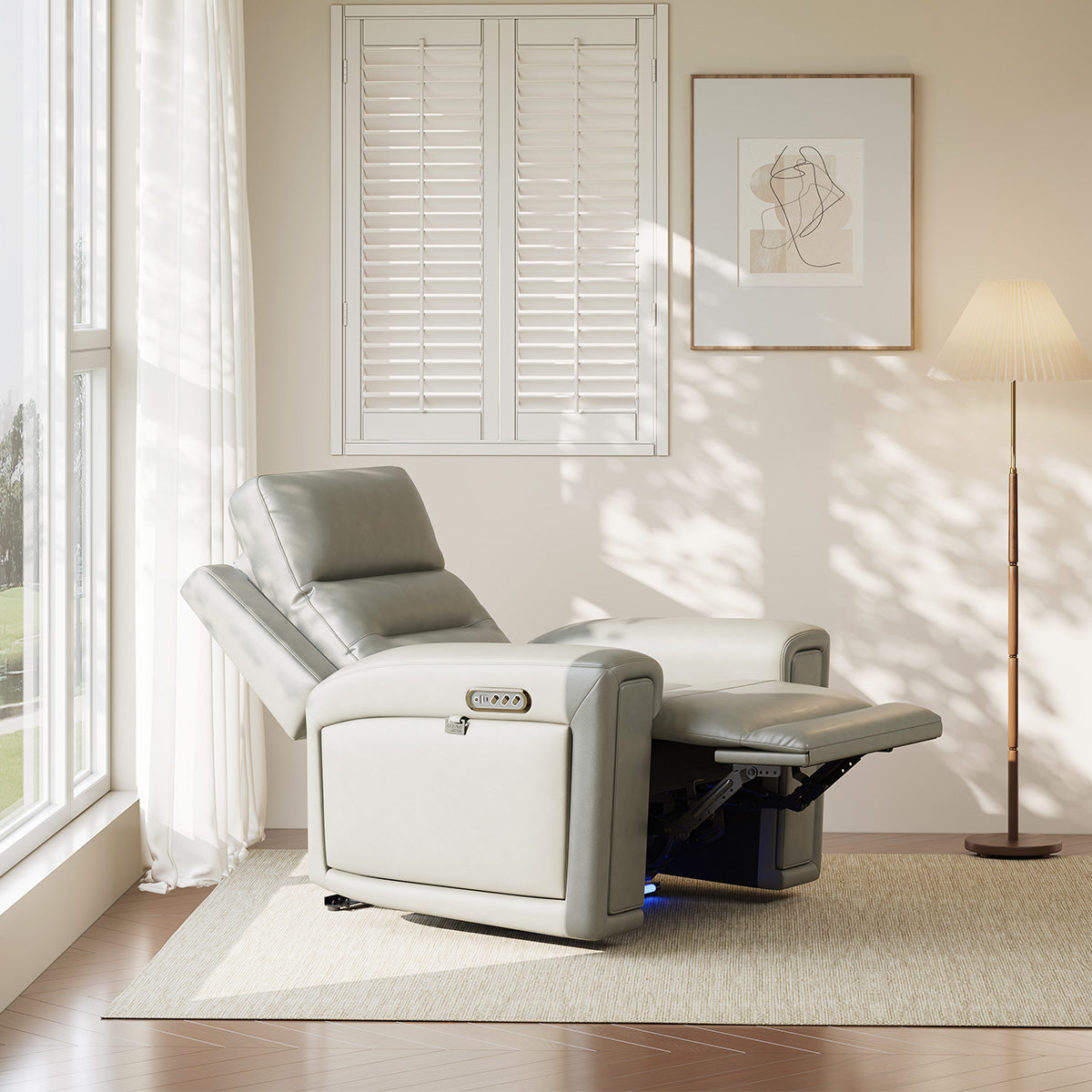 COLAMY AURA Power Recliner with Ambient Lighting