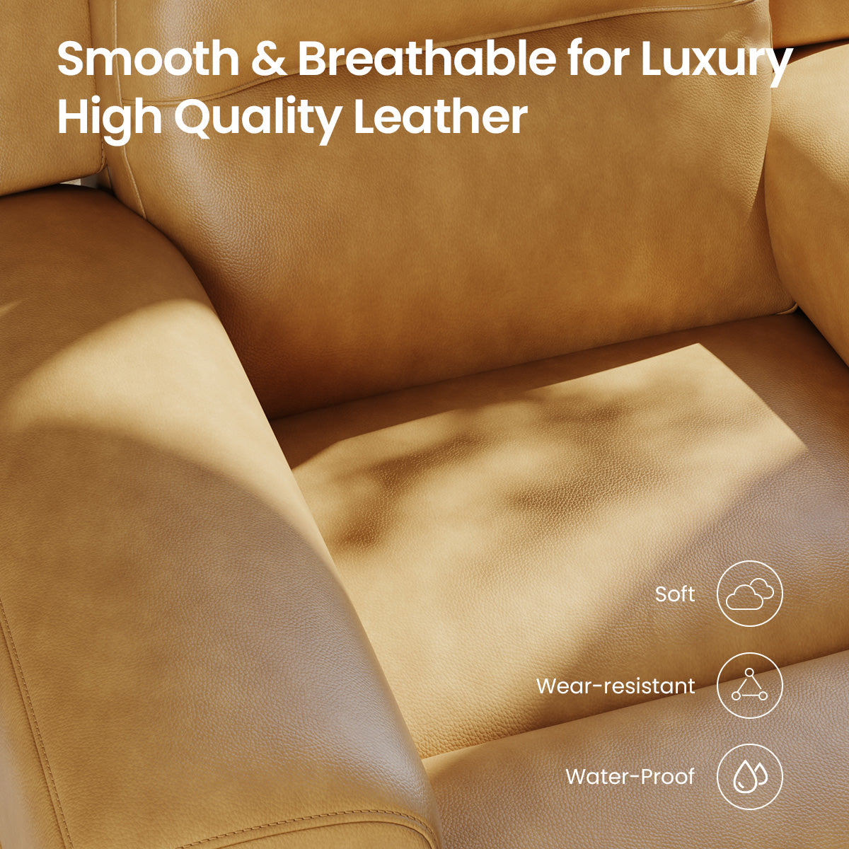 COLAMY AURA Power Recliner with Ambient Lighting