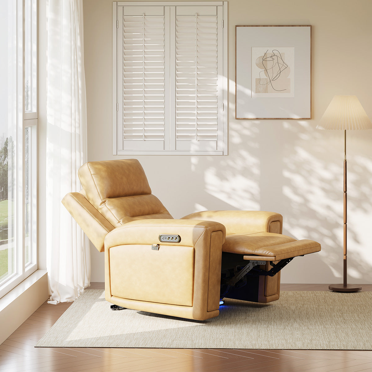 COLAMY AURA Power Recliner with Ambient Lighting