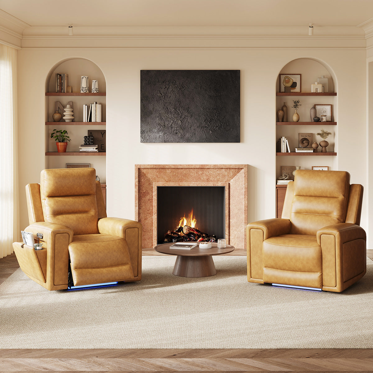 COLAMY AURA Power Recliner with Ambient Lighting