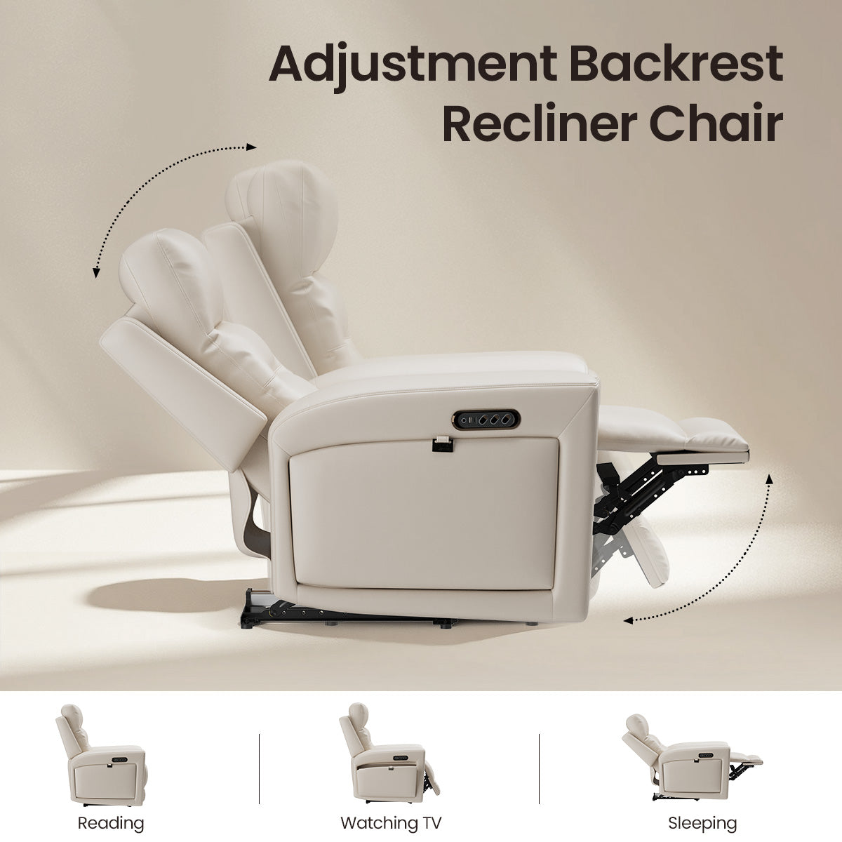 COLAMY AURA Power Recliner with Ambient Lighting