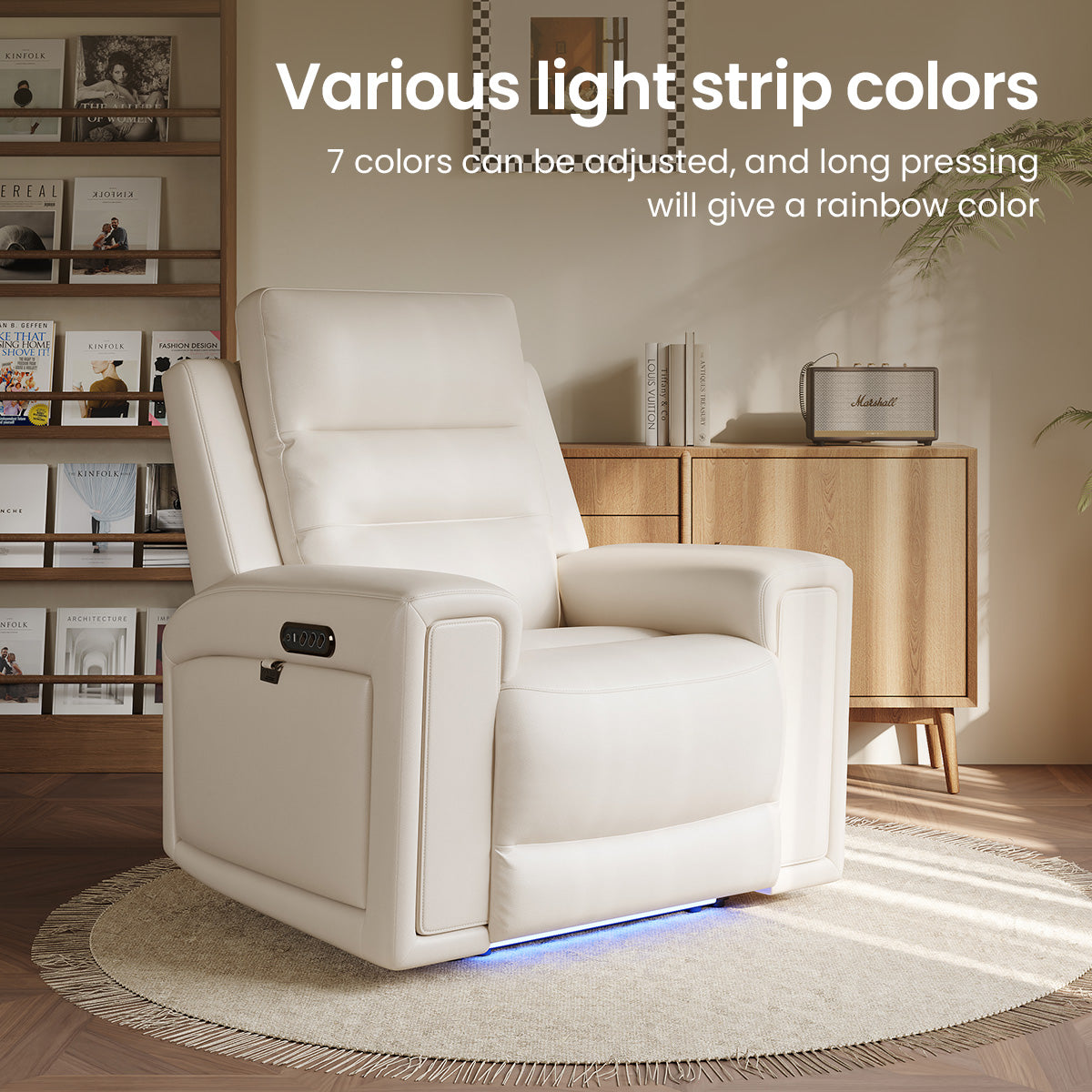 COLAMY AURA Power Recliner with Ambient Lighting