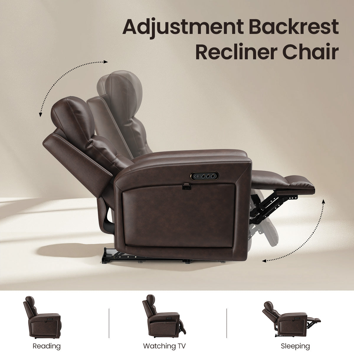COLAMY AURA Power Recliner with Ambient Lighting