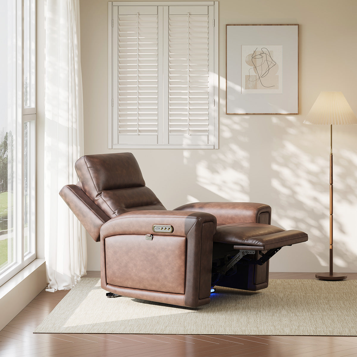 COLAMY AURA Power Recliner with Ambient Lighting