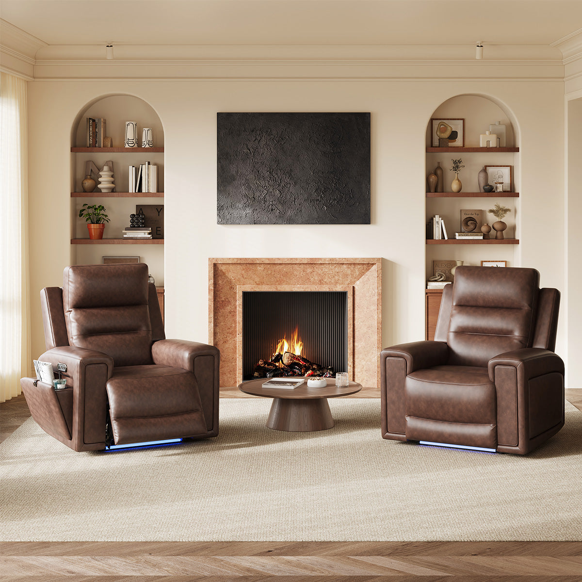 COLAMY AURA Power Recliner with Ambient Lighting