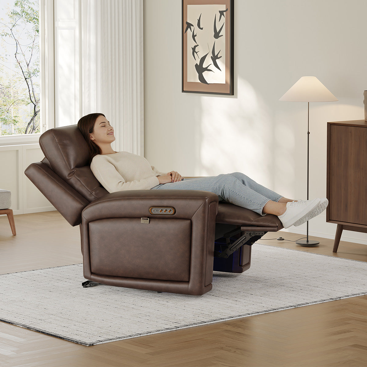 COLAMY AURA Power Recliner with Ambient Lighting