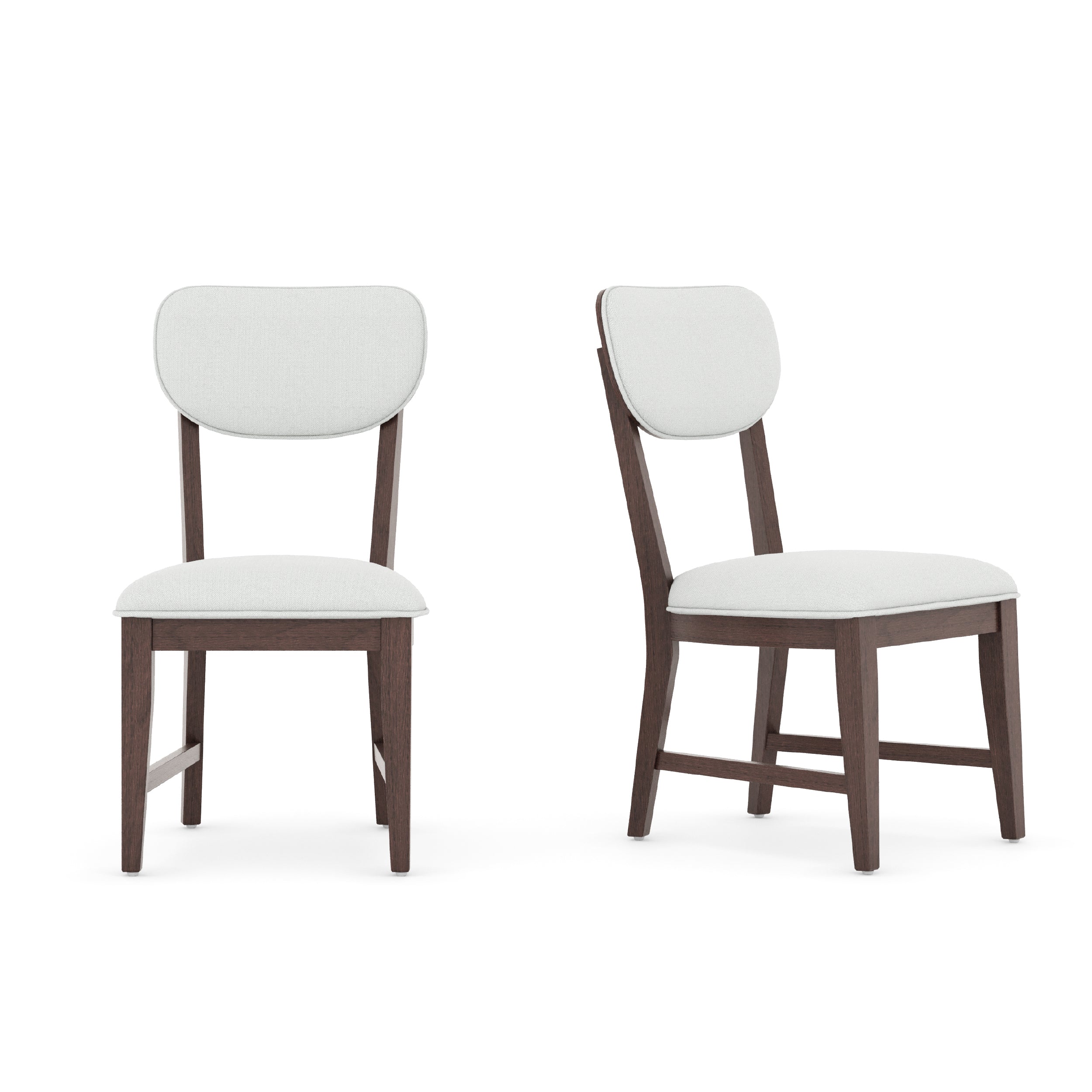 COLAMY PURA Solid Wood Dining Chair with OEKO-TEX® Fabric