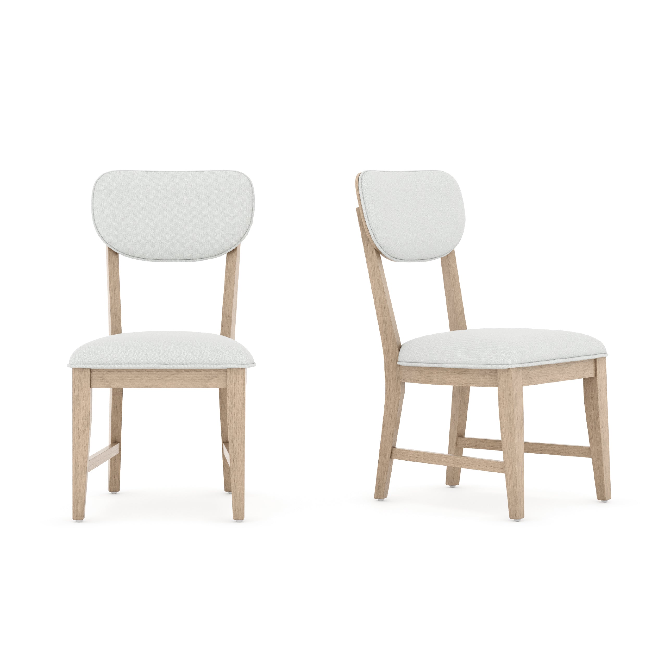COLAMY PURA Solid Wood Dining Chair with OEKO-TEX® Fabric