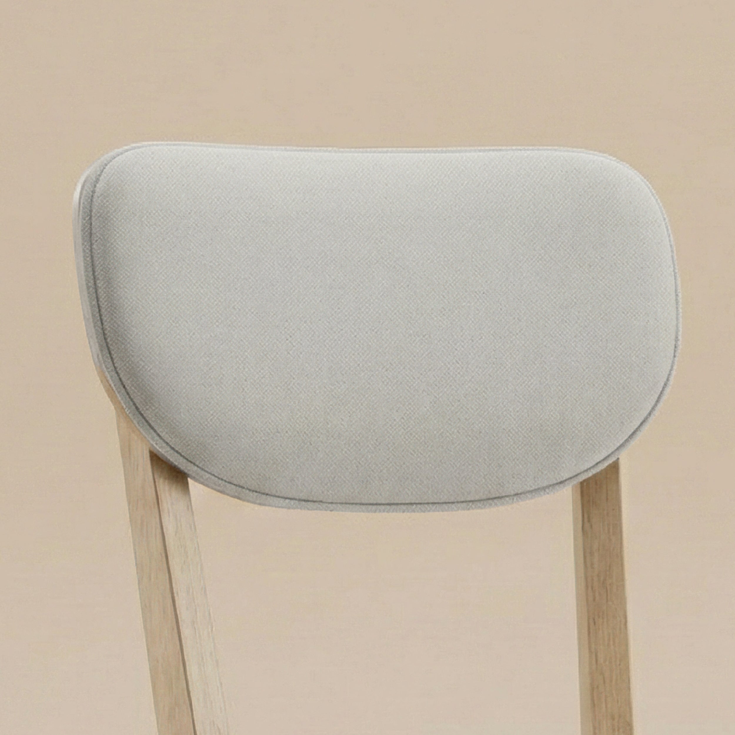 COLAMY PURA Solid Wood Dining Chair with OEKO-TEX® Fabric