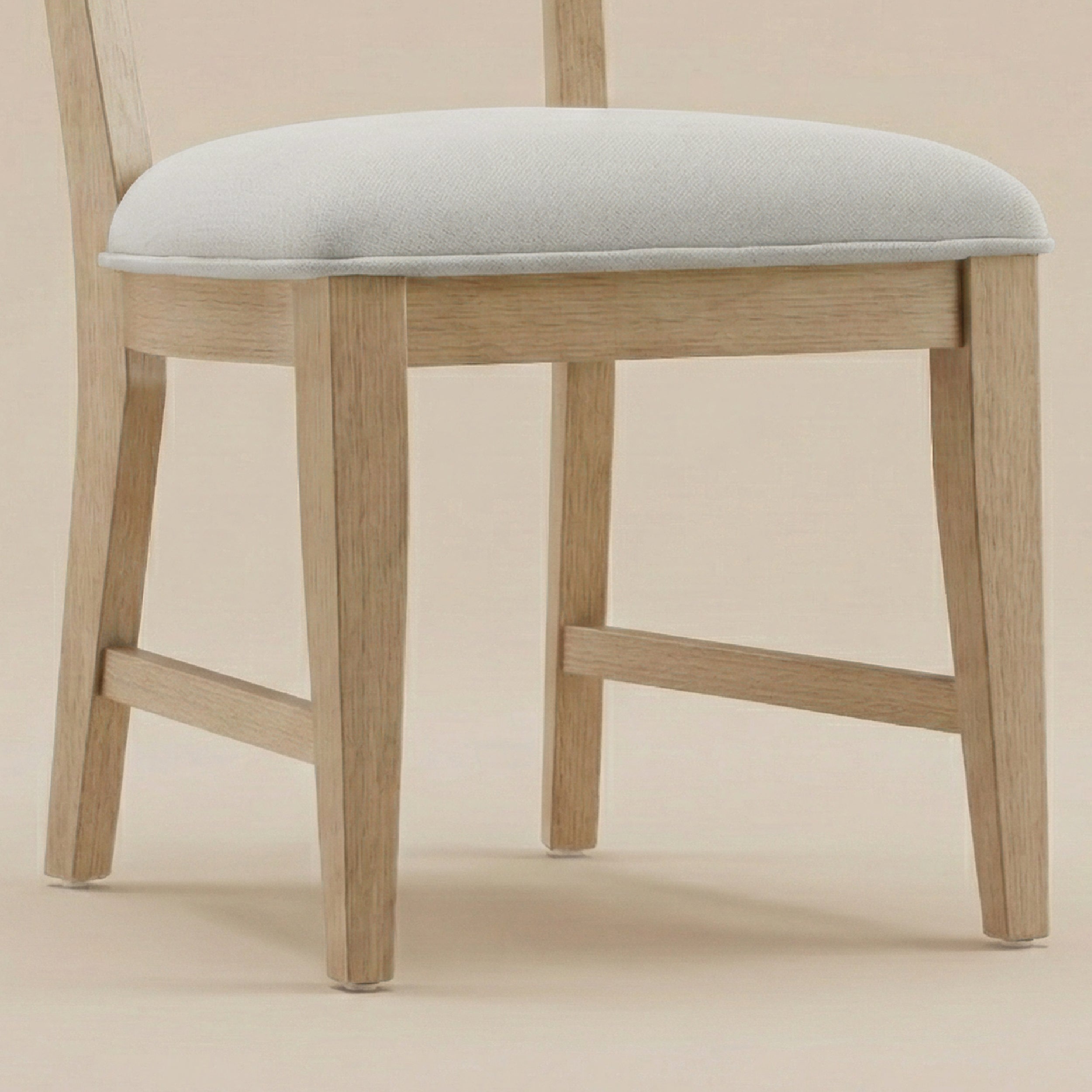 COLAMY PURA Solid Wood Dining Chair with OEKO-TEX® Fabric