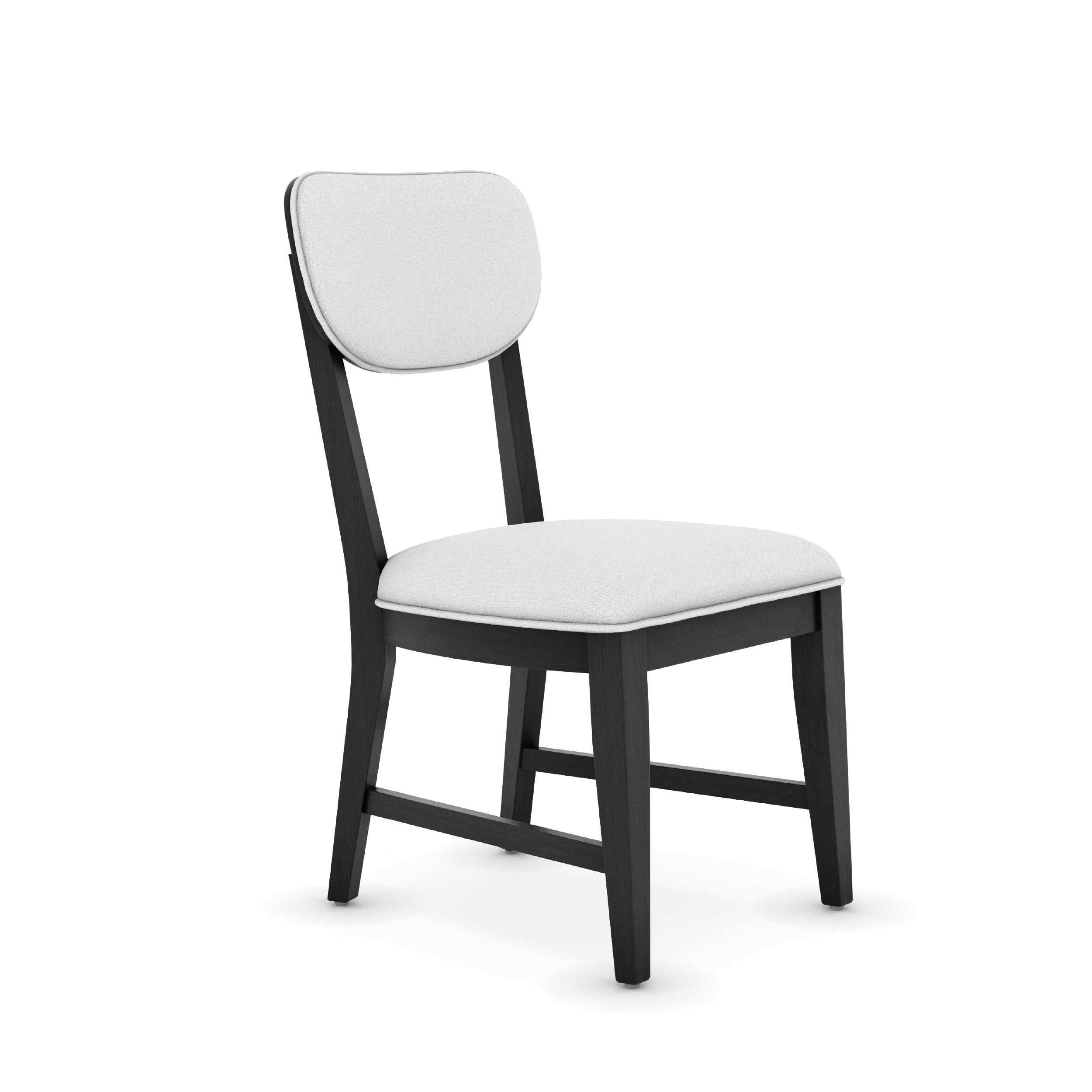 COLAMY PURA Solid Wood Dining Chair with OEKO-TEX® Fabric