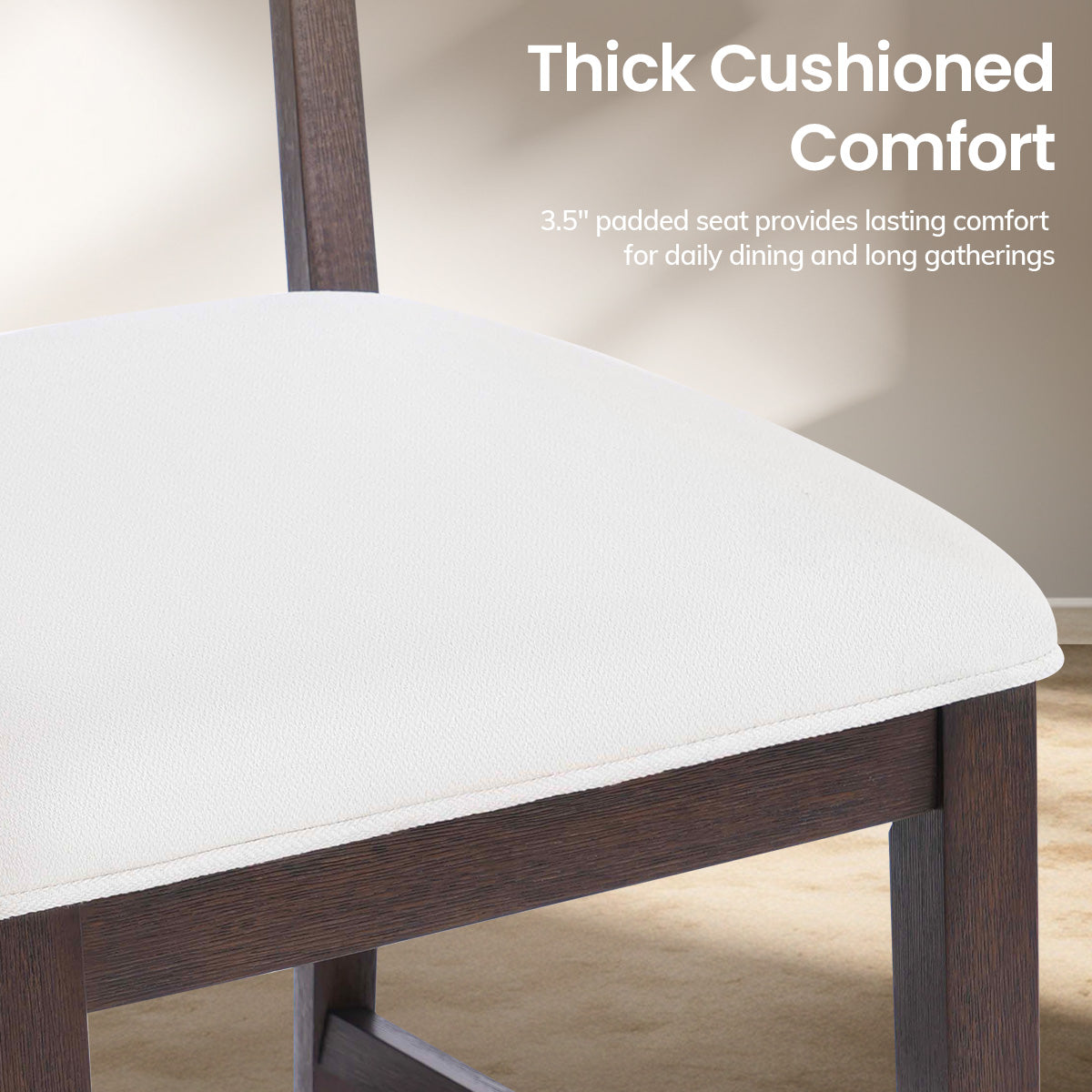 COLAMY AUREL Upholstered Bar Stool