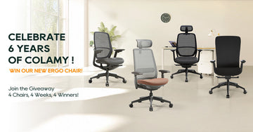 Celebrate Colamy 6th Anniversary: Ergonomic Chairs Giveaway!