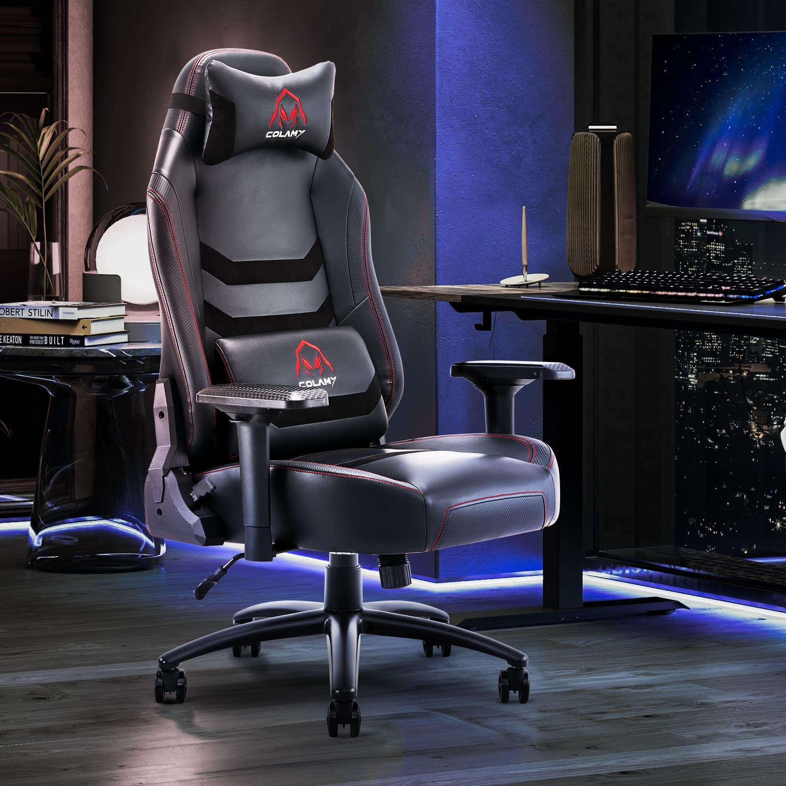 COLAMY 400lbs Big & Tall Gaming Chair Ergonomic Computer Chair Model.91311