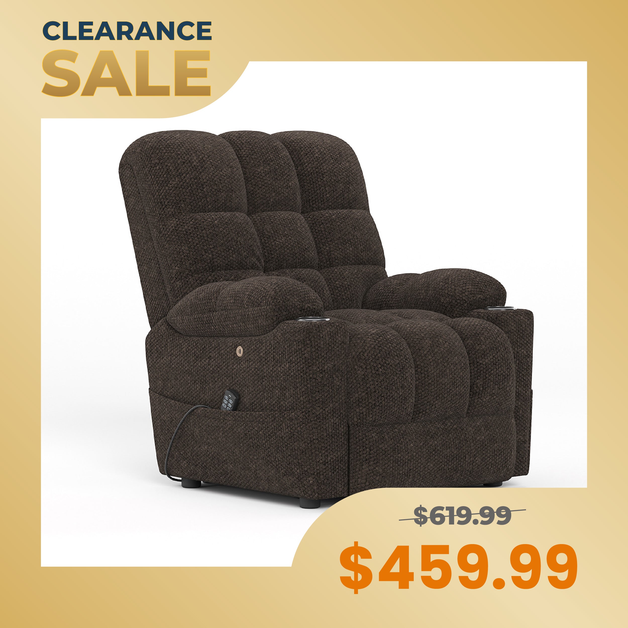COLAMY SERENE Power Lift Recliner Massage Chair
