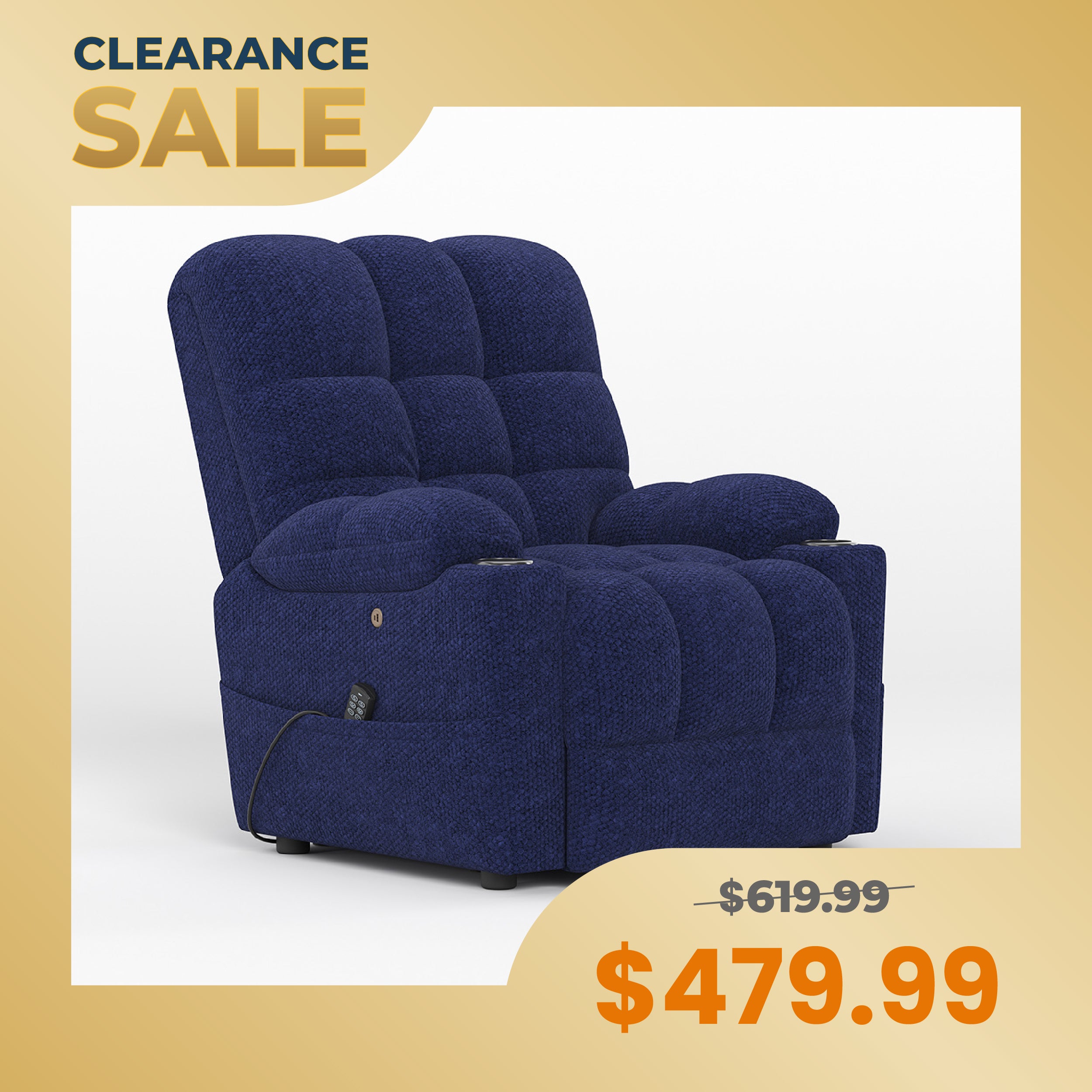 COLAMY SERENE Power Lift Recliner Massage Chair