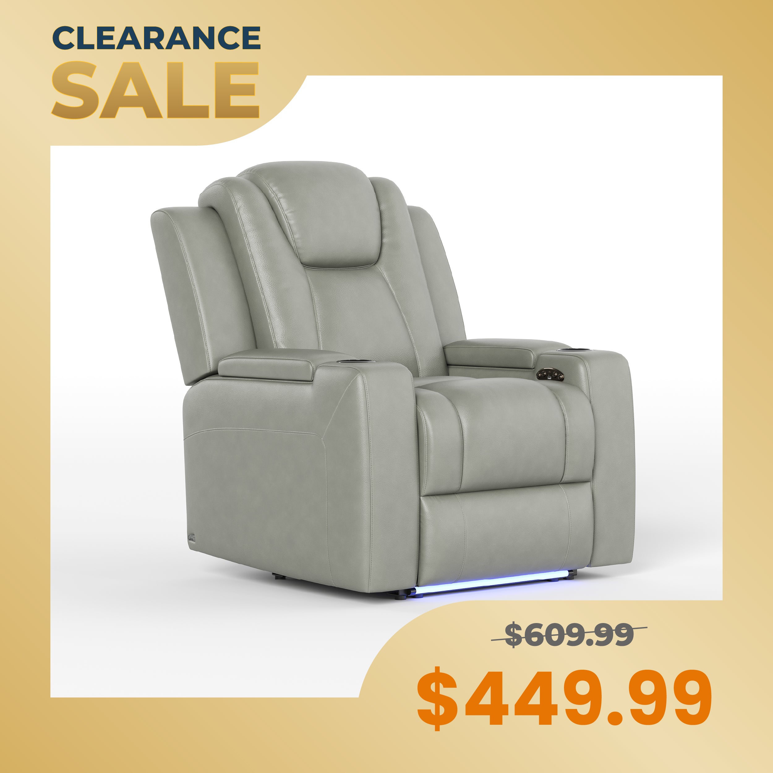 COLAMY SERENO Full-Power Adjustable Recliner Sofa