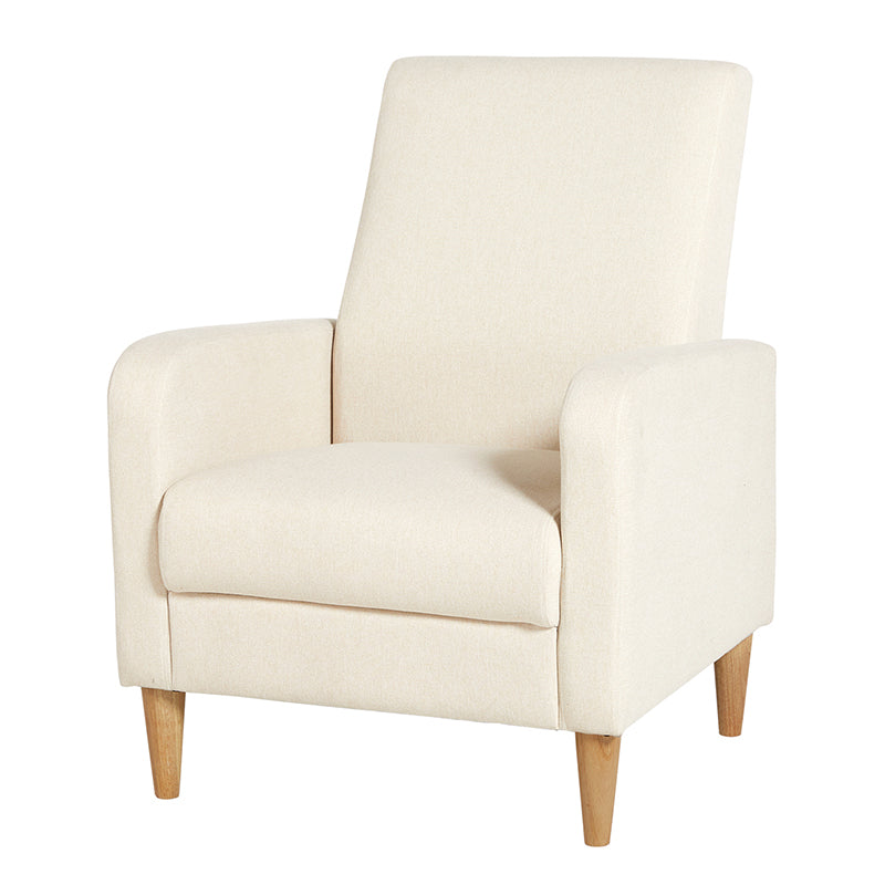 COLAMY Modern Upholstered Accent Chair Armchair with Pillow Fabric Side Chair