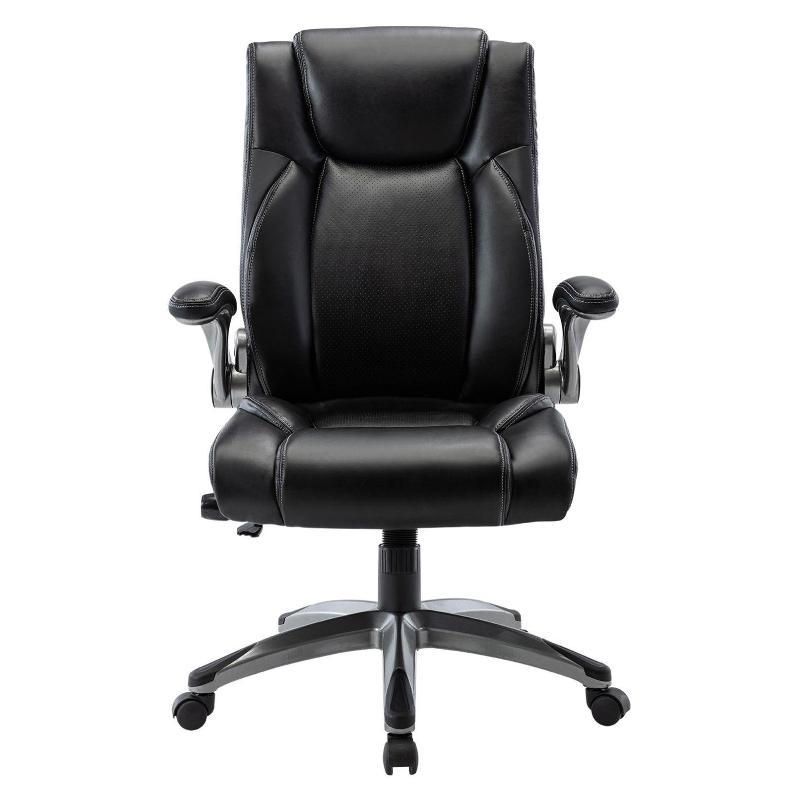 COLAMY 300lbs Faux Leather Office Chair with Ergonomic Adjustment Mdel.91287