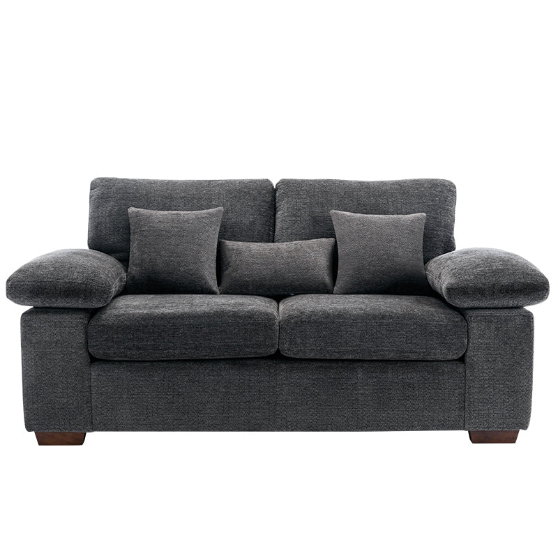 COLAMY 73“ Upholstered Chenille Modern Sofa Modern Fabric Love Seat Couch