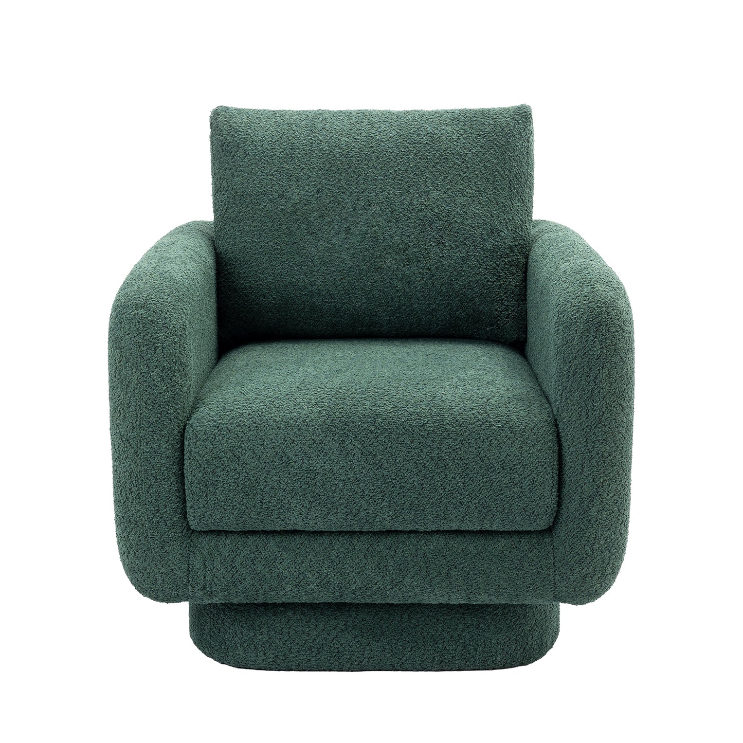 COLAMY Chenille Fabric 360° Swivel Accent Chair Model.W228