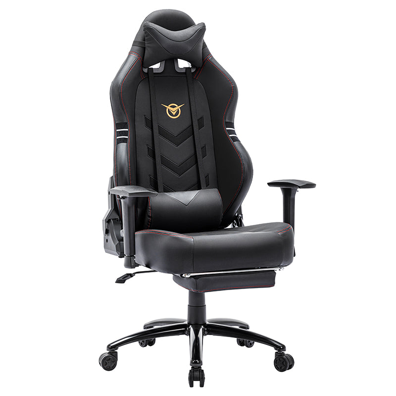 Big and Tall Gaming Chair with Footrest 350lbs Computer Gamer Chair Model.1325F