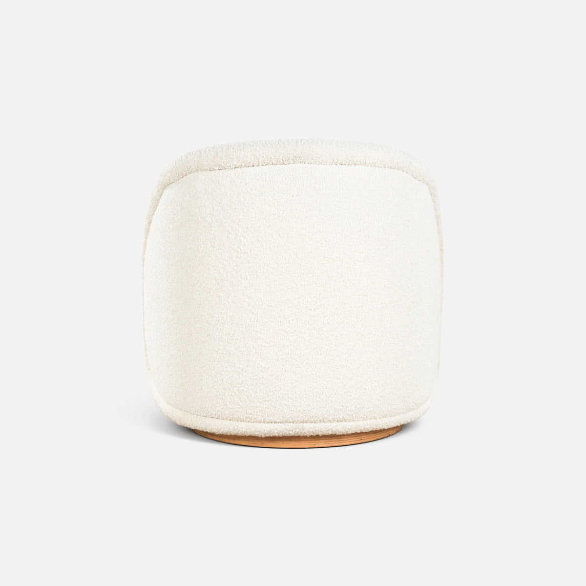 COLAMY AURA Sculpted Swivel Accent Chair