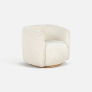 COLAMY AURA Compact Barrel Swivel Accent Chair