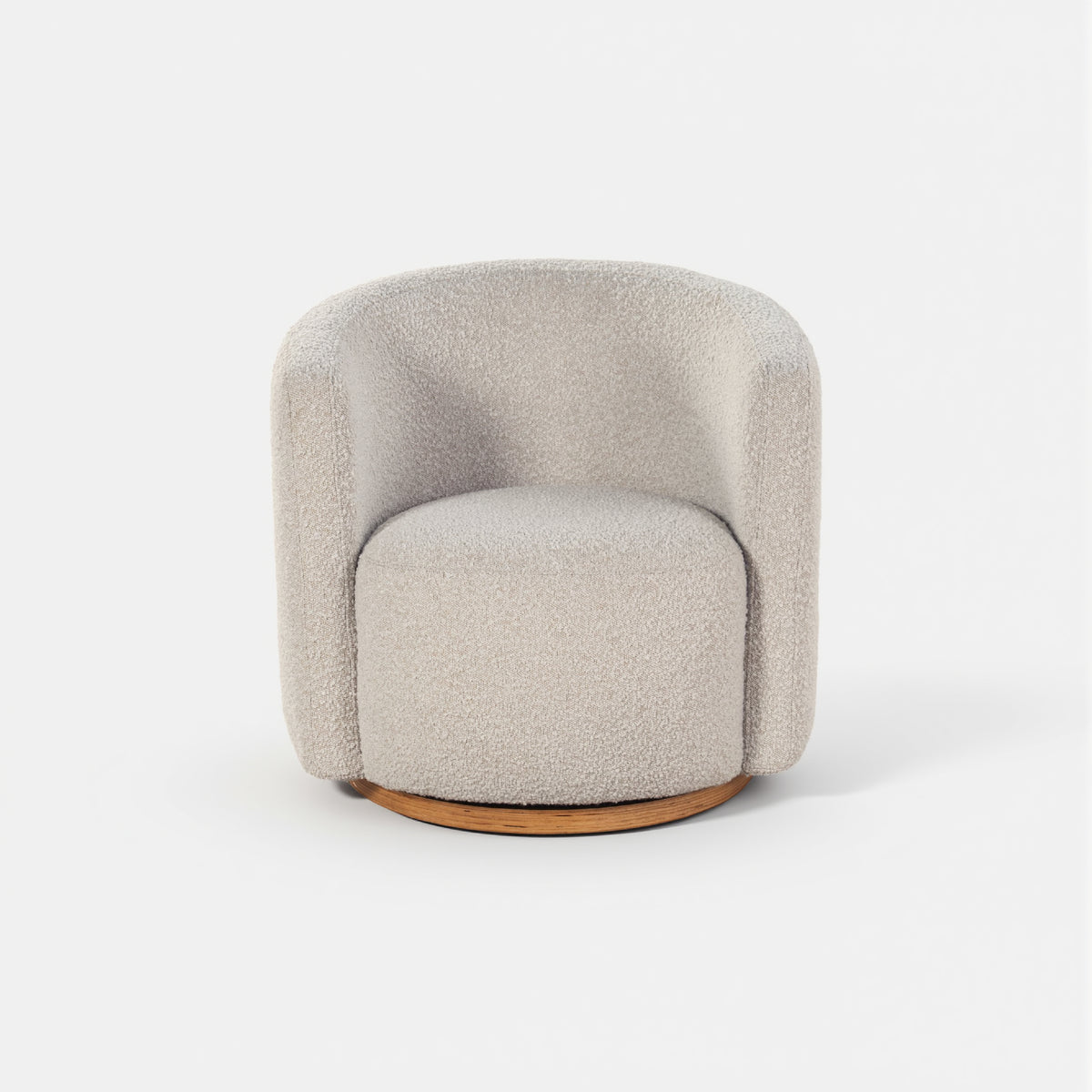 COLAMY AURA Oversized Cocoon Swivel Accent Chair