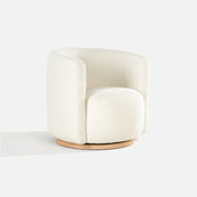 COLAMY AURA Oversized Cocoon Swivel Accent Chair