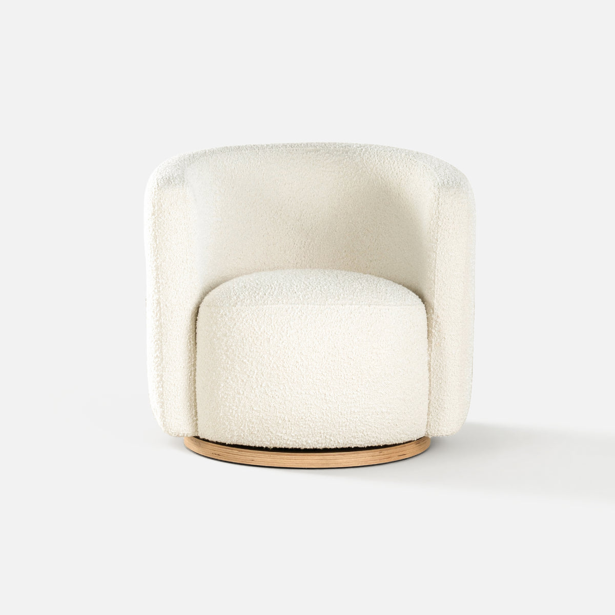 COLAMY AURA Oversized Cocoon Swivel Accent Chair